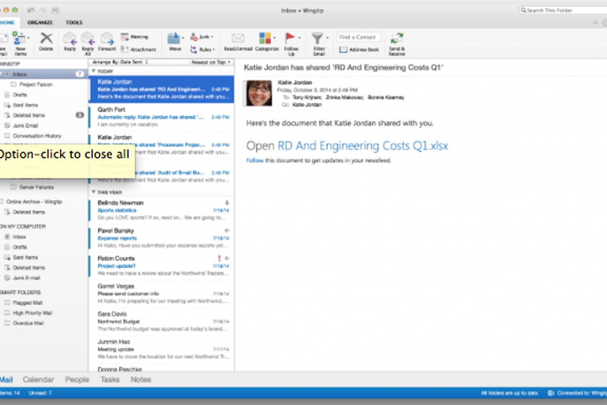 outlook 2016 for mac update